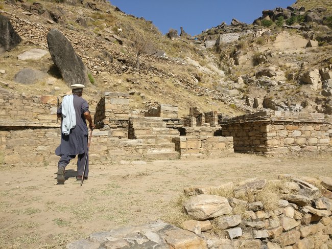 Photo of the Buddhist site of Chatpat, Province of Khyber-Pakhtunkhwa