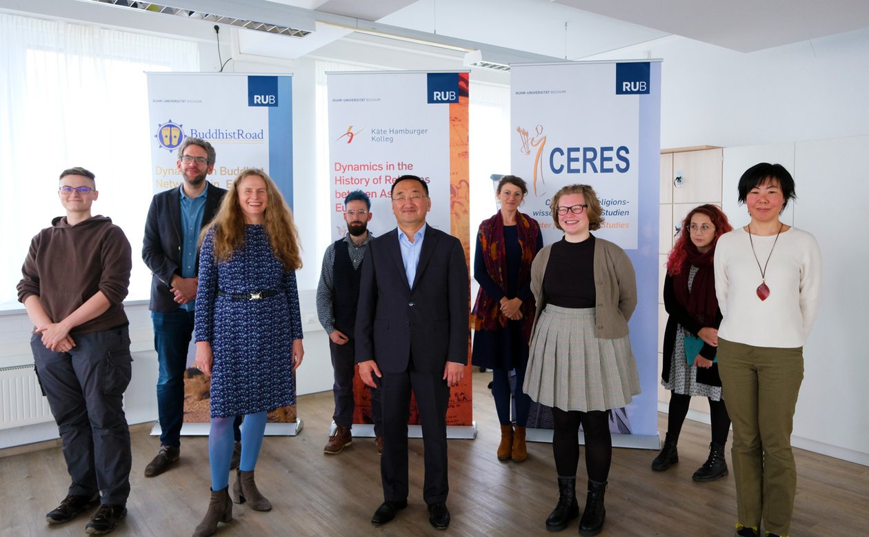 image of Focussing Buddhism: Mongolian Ambassador to the UN visits CERES