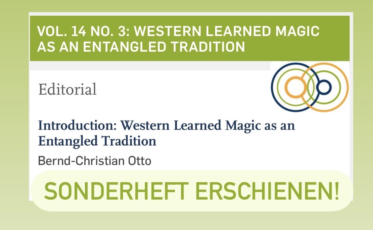 image of Entangled Religions: Special Issue on Western Learned Magic