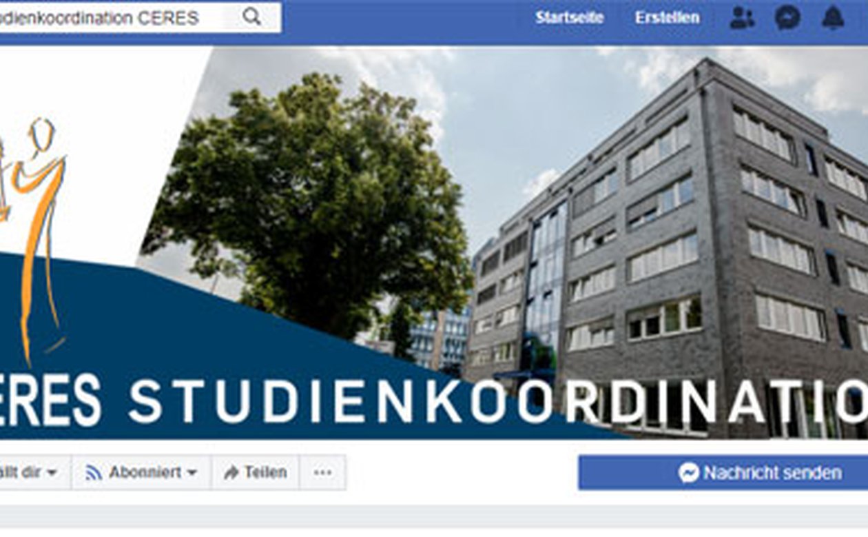 image of Immer informiert: CERES-Studienkoordination neu auf Facebook