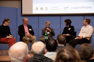 image of CERES-Forscher beim Symposium "Spaces of Dignity - Spaces of Plurality" in New York