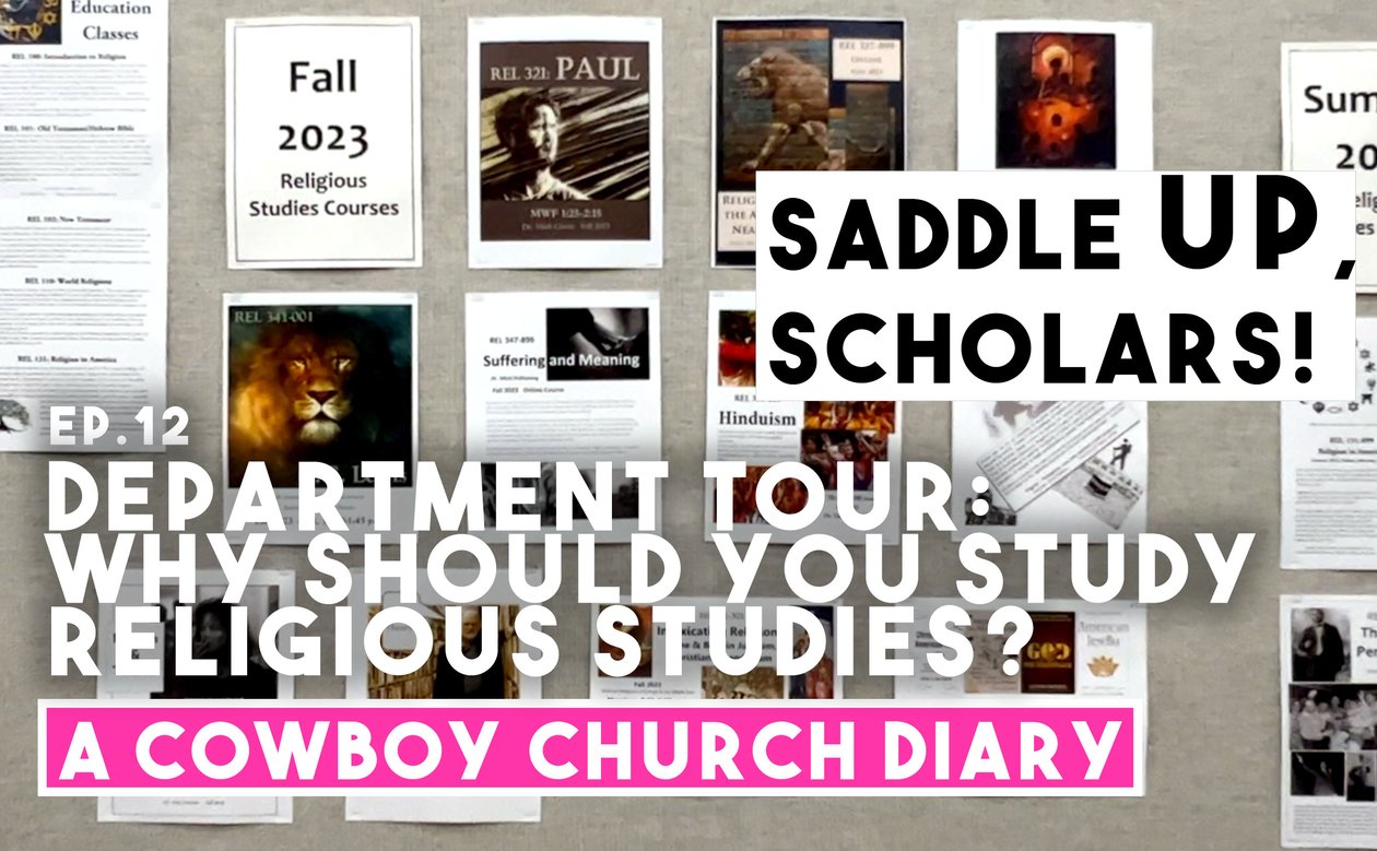 image of New Vlog Episode poses central question: Why study religious studies?