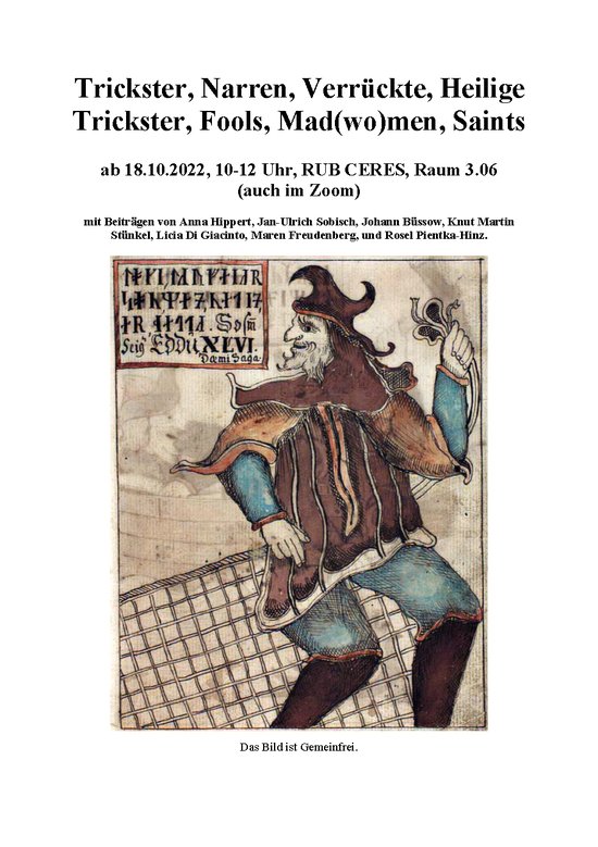 Plakat Trickster Narren Verrückte Heilige Jan Sobisch WiSe22_23.png