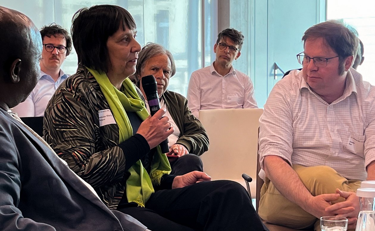 image of Belinda Peters als Expertin beim Dialogforum „Dino in the room“ der Heinrich-Böll-Stiftung