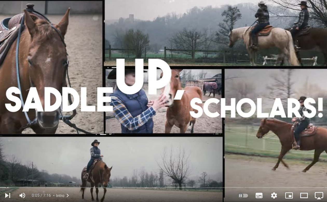 image of Second episode of the vlog series "Saddle up, scholars!" now on YouTube!